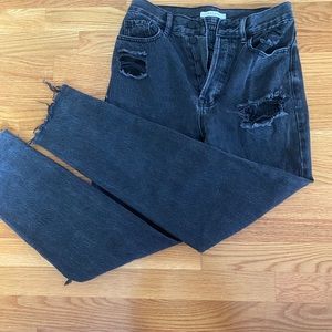 PACSUN size 25 black jeans